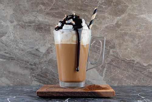 Does a frappe have coffee in it?