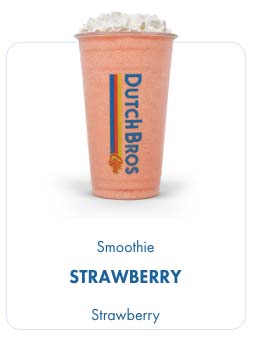 Dutch Bros Cup Sizes