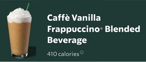 Starbucks Hazelnut Drinks
