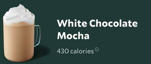 Starbucks Hazelnut Drinks